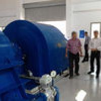 Vòi phun ngang đôi Pelton Turbine Unit / Pelton Hydro Turbine Generator