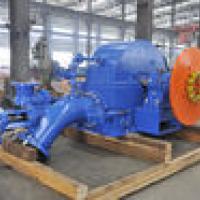 Đơn vị tuabin Pelton ngang đầu cao, vòi phun Doubl 200kw-20 mw Pelton Hydro Turbine